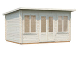 Lisa 11.5m2 (4x3m | 34mm) Lamekatusega freespruss-aiamaja