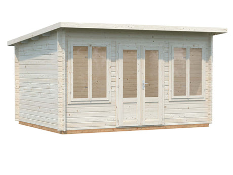 Lisa 11.5m2 (4x3m | 34mm) Lamekatusega freespruss-aiamaja