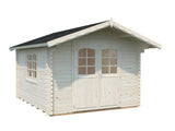 Sally 10.2m2 (3x3.6m | 44mm) Kompaktne traditsiooniline freespruss-aiamaja