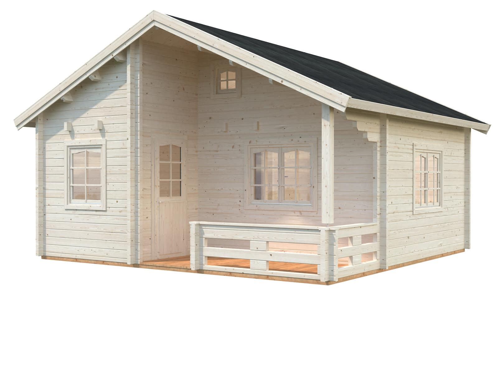 Emily 40.1+5.2m2 (5.7x5.5m | 70mm) Freesprussist suvila
