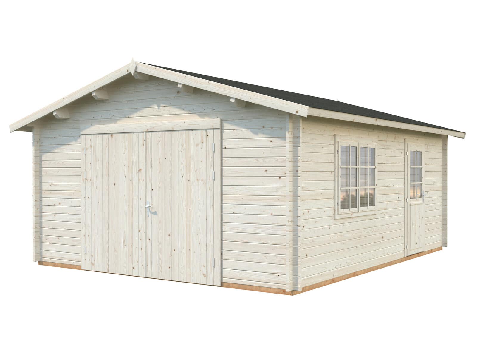 Roger 23.9m2 (4.5x5.5m | 44mm) Sektsioonuksega freespruss-garaaž