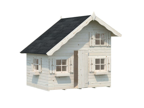 Tom 3.8m2 (2.2x1.8m | 16mm) Valmis seinaelementidest mängumaja magamislavatsiga