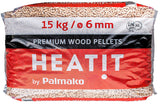Küttegraanul Premium HeatIt 6mm (15kg kott, 1 alus=975kg)