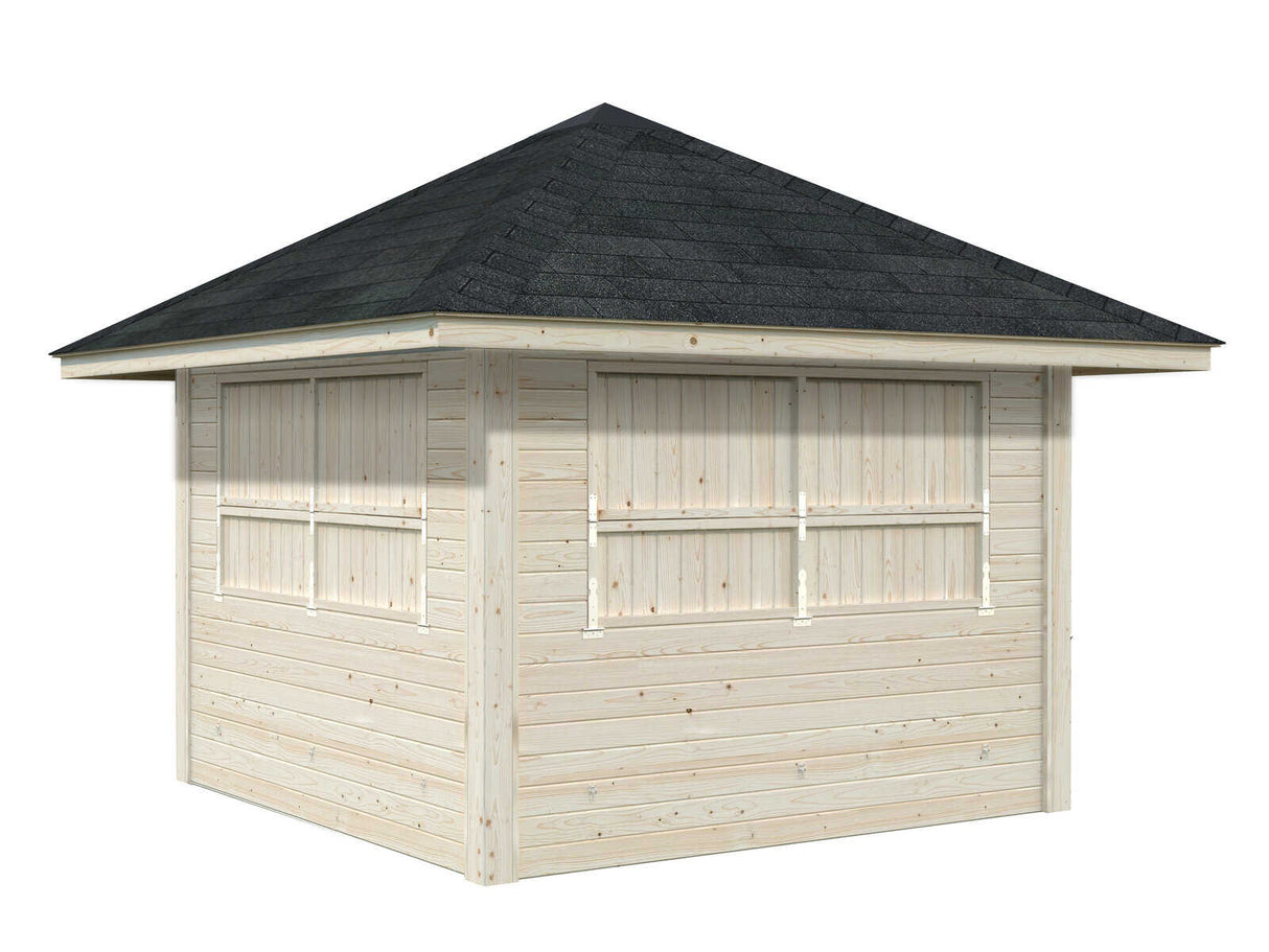 Bianca 8.3m2 Set 105 (3x3m) Kahe lukustatava luugiga kiosk