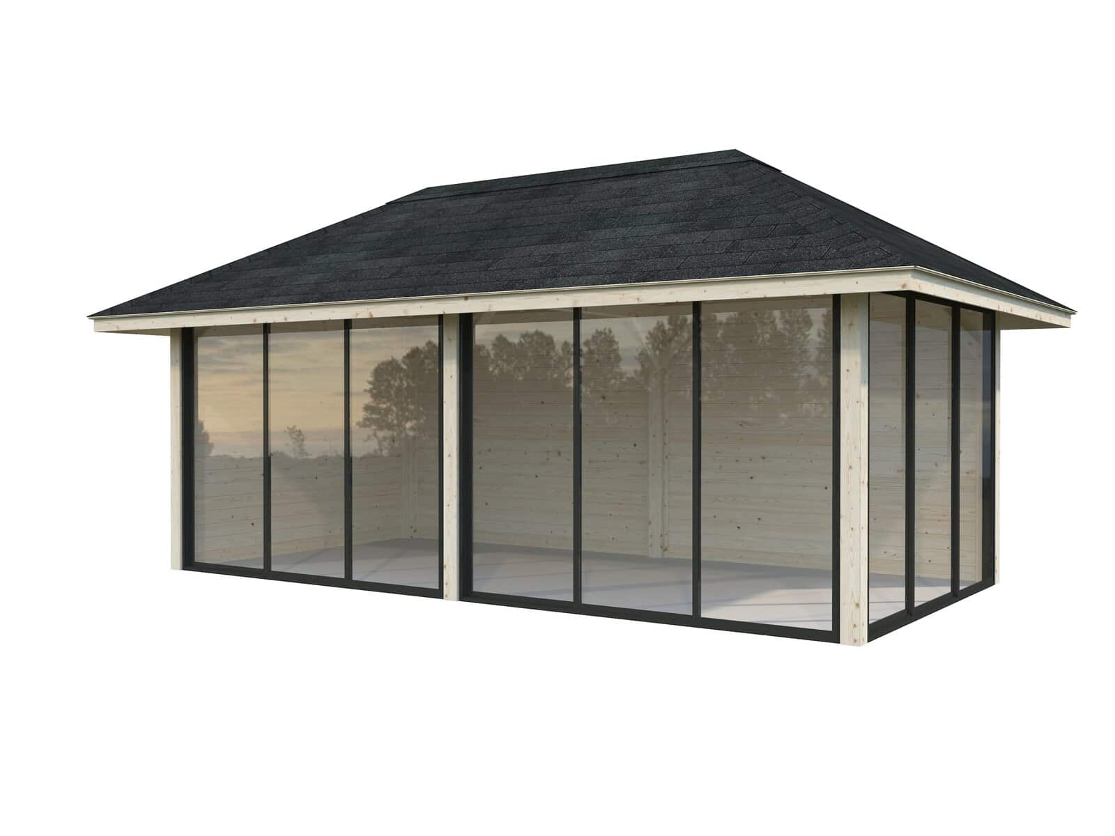 Bianca 16.6m2 Set 202/502 (5.88x3m) Lükandustega paviljon
