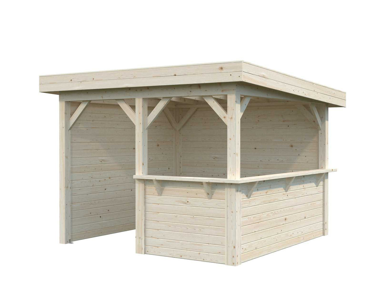 Lenna 8.3m2 Set 303 (3x3m) Lamekatusega ruudukujuline välibaar