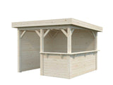 Lenna 8.3m2 Set 303 (3x3m) Lamekatusega ruudukujuline välibaar