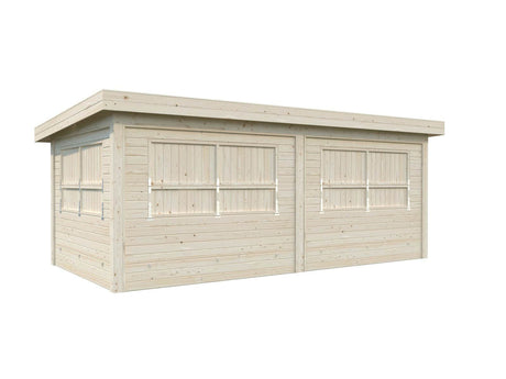 Lenna 16.6m2 Set 312 (5.88x3m) Lamekatuse ja nelja luugiga kiosk
