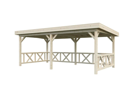 Lenna 16.6m2 Set 307 (5.88x3m) Lamekatusega suur paviljon