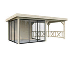 Lenna 16.6m2  Set 404/704 (5.88x3m) Kolme lükanduksega paviljon