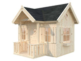 Jennie 3.6m2 (2.33x1.57m | 16mm) valmis seinaelementidest mängumaja