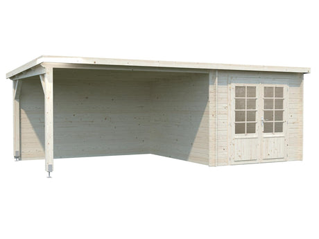 Ella 6.9+10m2 (5.9x3m | 28mm) Varikatusega aiakuur