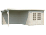 Ella 6.9+8.2m2 (5.3x3m | 28mm) Varikatusega aiakuur