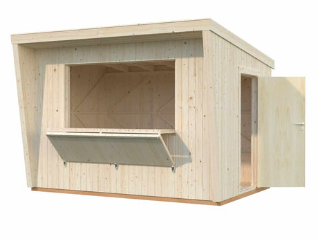 Kira 7.7m2 (3.55x2.33m | 16mm) Valmis seinaelementidest kiosk