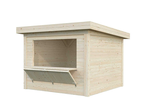 Lenna 8.3m2 Set 304 (3x3m) Lamekatusega kiosk