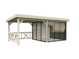 Lenna 16.6m2  Set 404/704 (5.88x3m) Kolme lükanduksega paviljon