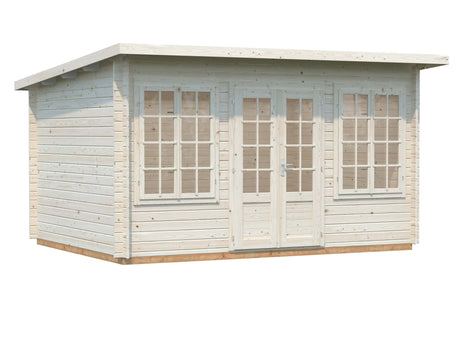 Lisa 11.5m2 (4x3m | 34mm) Lamekatusega freespruss-aiamaja