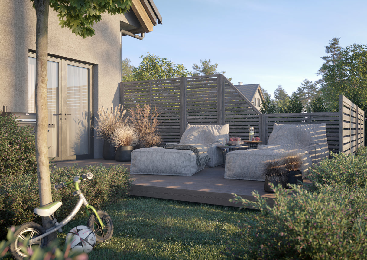 Aiaelement 'Nina6' (1800x1500) terrassi privaatsussein