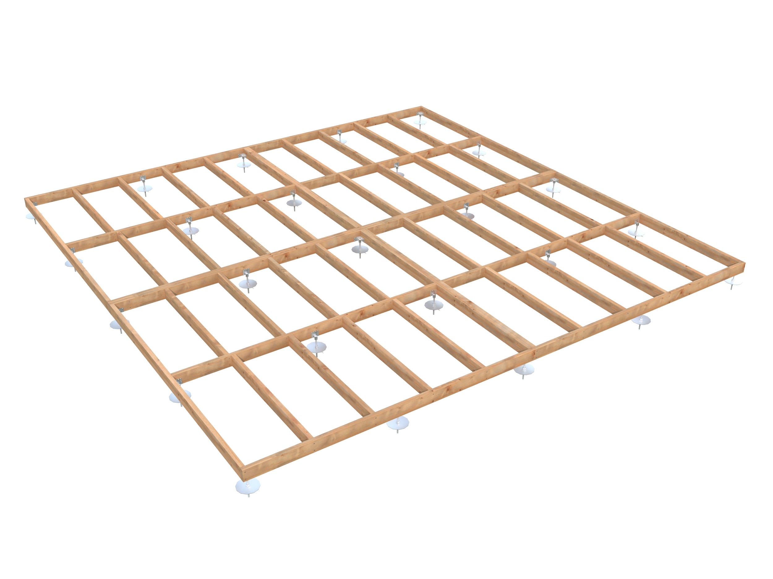 Vundamendiraam 6x6 m (sh. LogFoot)