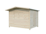 Marian 6.2m2 (2.98x2.28m | 16mm) Valmis seinaelementidest kokkuvolditav kiosk