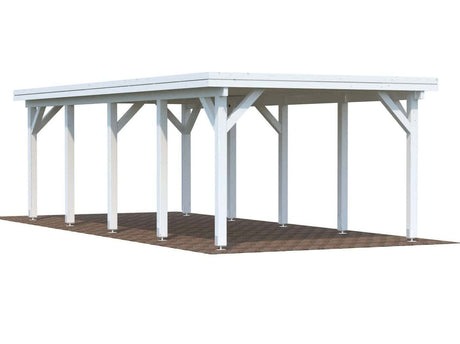 Karl 23.1m2 (3.15x7.32m) Lamekatusega autovarjualune