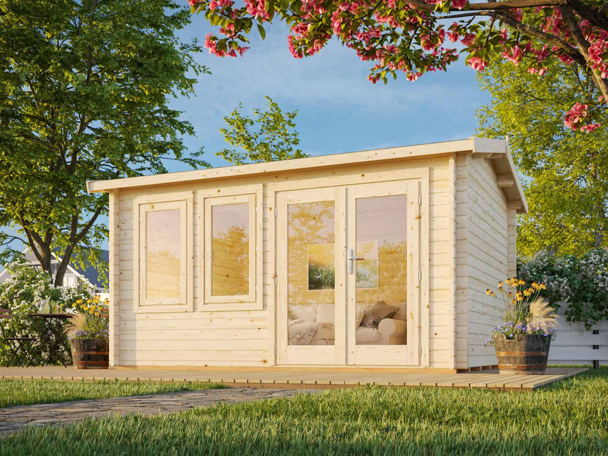 Iris 11.1m2 (3.9x3m | 44mm) Freespruss-aiamaja (uuendatud aastal 2024)
