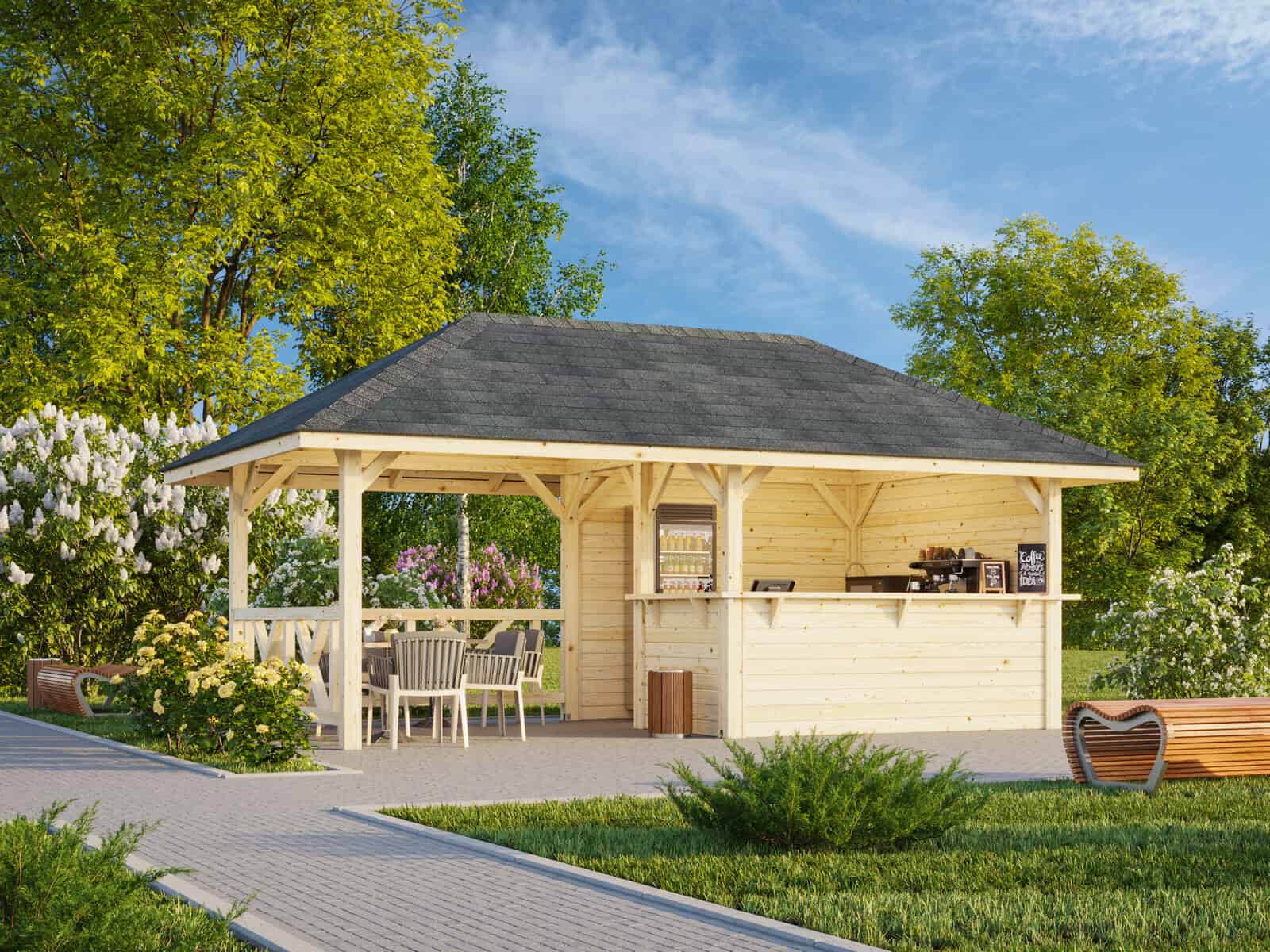 Bianca 16.6m2 Set 110 (5.88x3m) Baarinurgaga paviljon