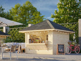 Bianca 8.3m2 Set 104 (3x3m) Lukustatava luugiga kiosk