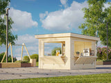 Lenna 8.3m2 Set 306 (3x3m) Lamekatusega kolme luugiga kiosk