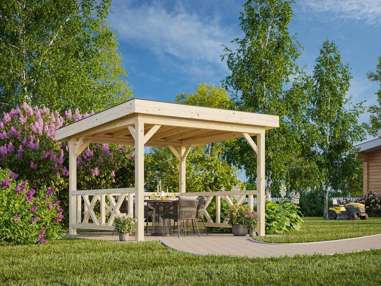 Lenna 8.3m2 Set 301 (3x3m) Ruudukujuline paviljon