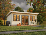 Lisandra 19,4 m² (5,5x4 m | 44 mm) Aiamaja alumiiniumuste ja -akendega