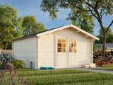 Lotta 13.9m2 (3.8x3.8m | 34mm) Traditsiooniline freespruss-aiamaja