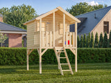 Toby 2.1m2 (1.8x1.22m | 16mm) Valmis seinaelementidest pikkade jalgadega mängumaja