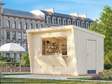 Kira 7.7m2 (3.55x2.33m | 16mm) Valmis seinaelementidest kiosk