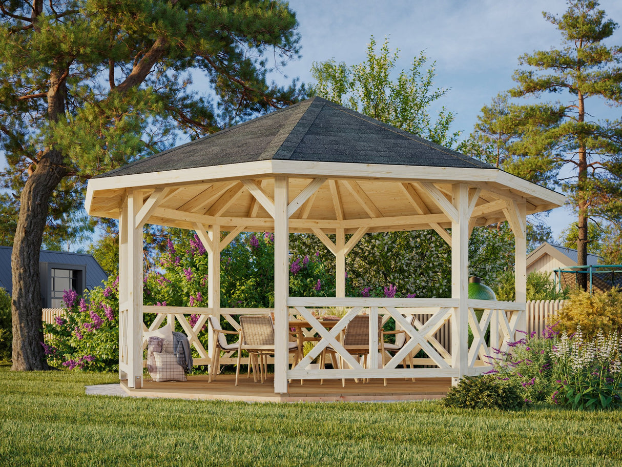 Betty 18m2 (4.65x4.65m) Kaheksanurkne paviljon