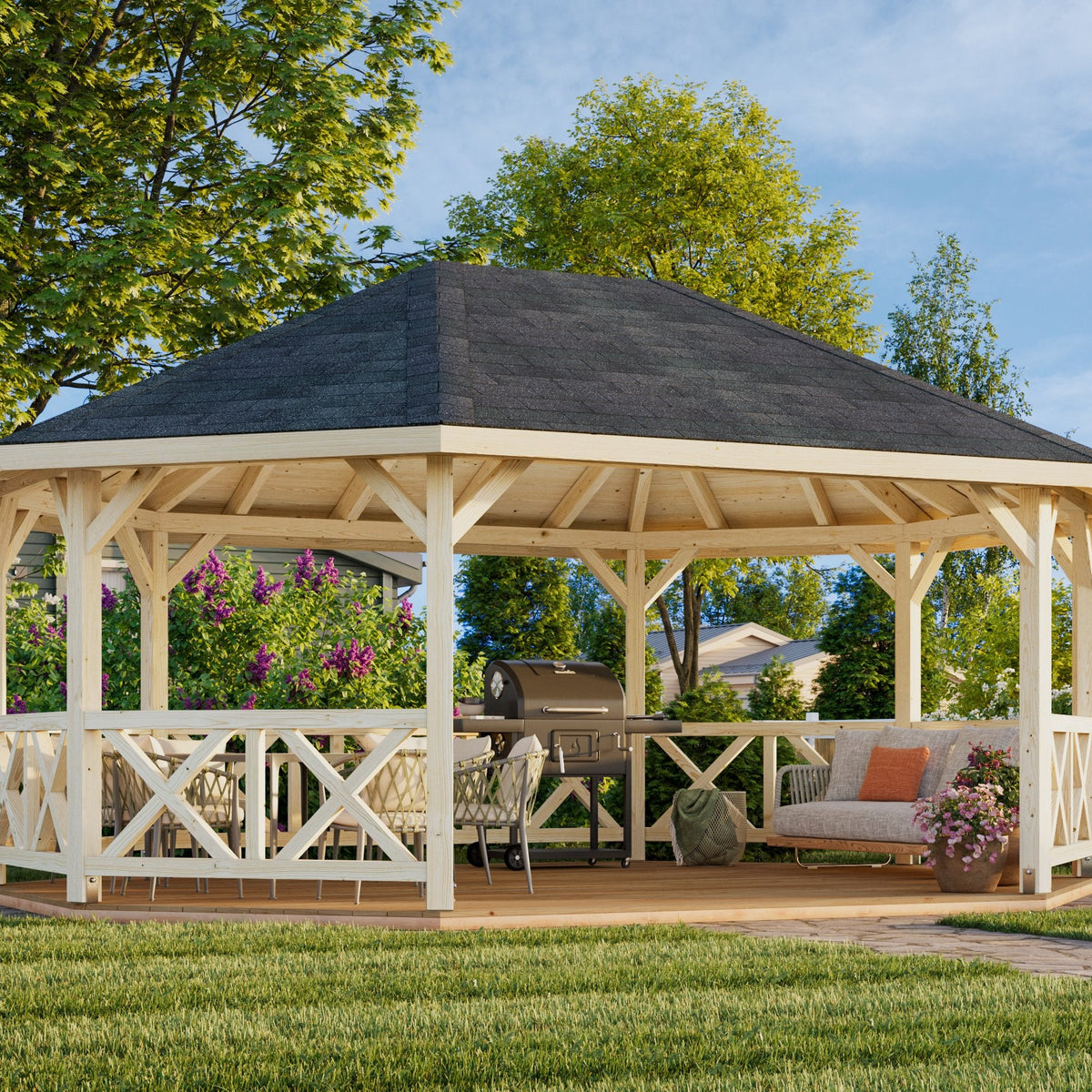 Betty 25m2 (4.65x6.15m) Suur paviljon – Palmako