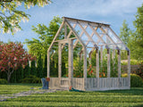 Emilia 5.4m2 (2.4x2.44m | 18mm) Halliks süvaimmutatud modernne klaasmaja