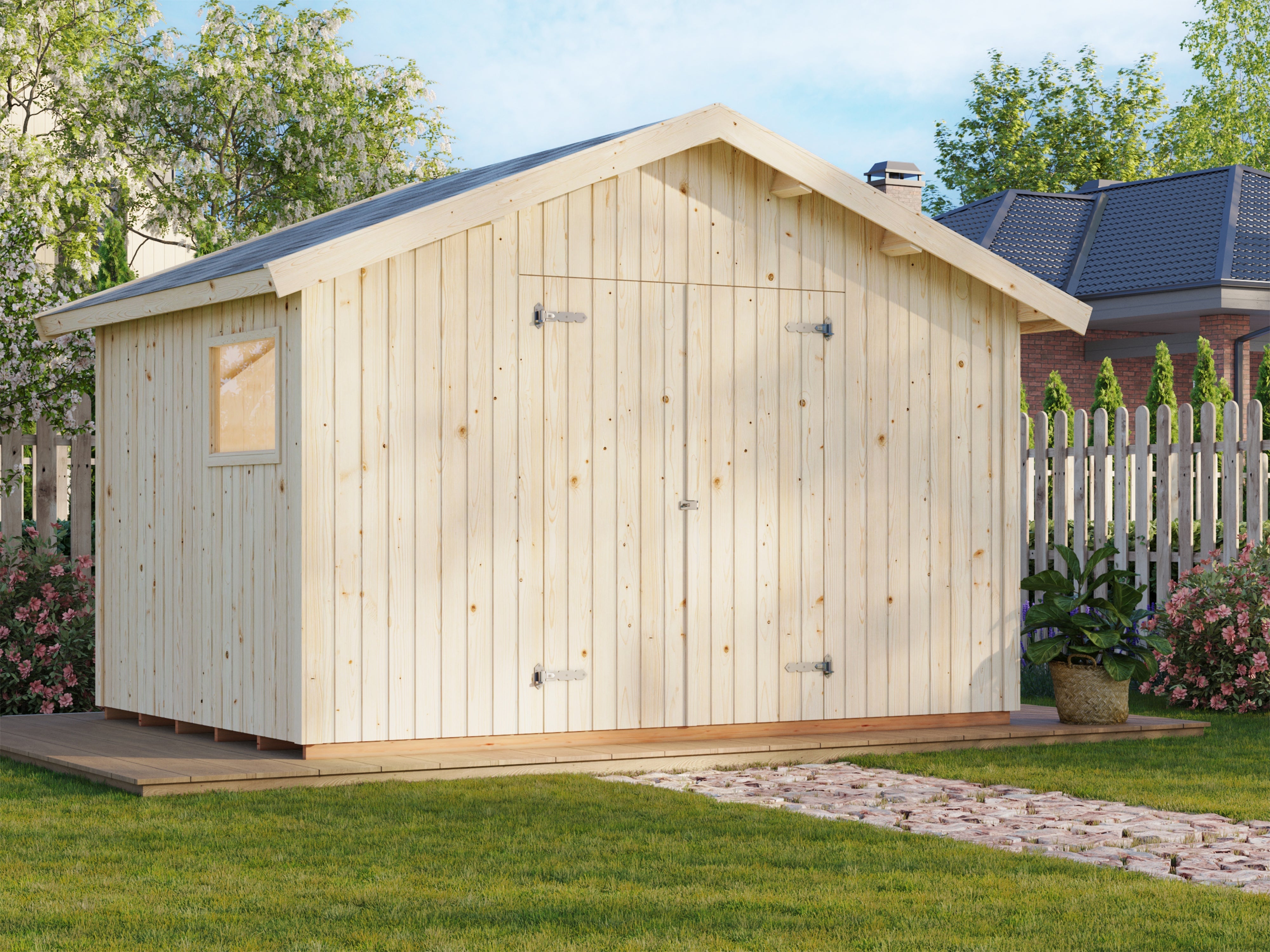 Nils 8.2m2 (3.48x2.39m | 16mm) Valmis seinaelementidest aiakuur