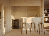 Anna 26.8m2 (8x5m | 70mm) Kolmetoaline suvemaja