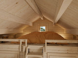 Sandra 29.9m2 (5.85x3.9m | 44mm) Kolmetoaline freespruss-suvila