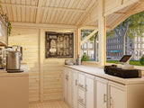 Stella 5m2 (2.73x1.9m | 16mm) Valmis seinaelementidest kiosk