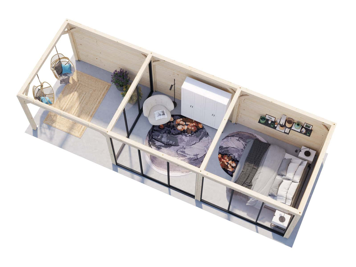 Bianca 24.9m2 Set 217/517 (8.76x3) Lükandustega suur paviljon