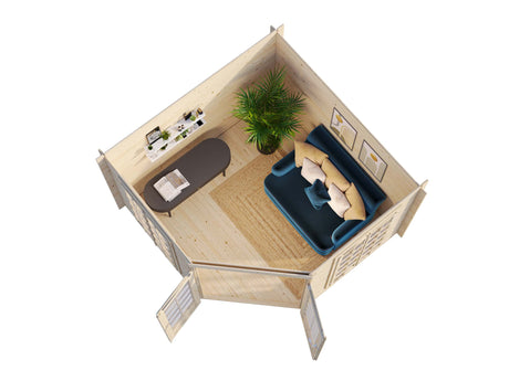Melanie 7m2 (2.8x2.8m | 28mm) Klassikaline paviljon
