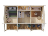 Sandra 25.6+11.1m2 (7.71x3.5m | 44mm) Kolmetoaline freespruss-suvila
