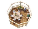Betty 18m2 (4.65x4.65m) Kaheksanurkne paviljon