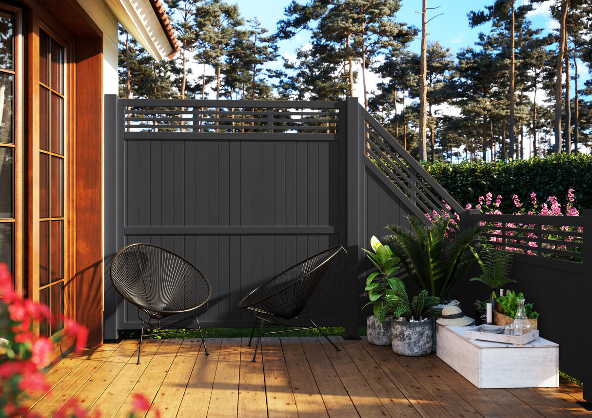 Aiaelement 'Reena3' (900x1800/900) terrassi privaatsussein