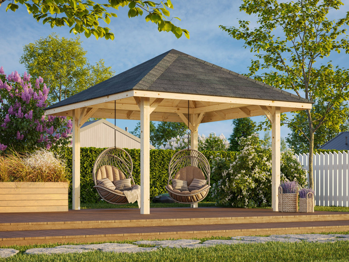 Bianca 8.3m2 (3x3m) Püramiidkatusega paviljon