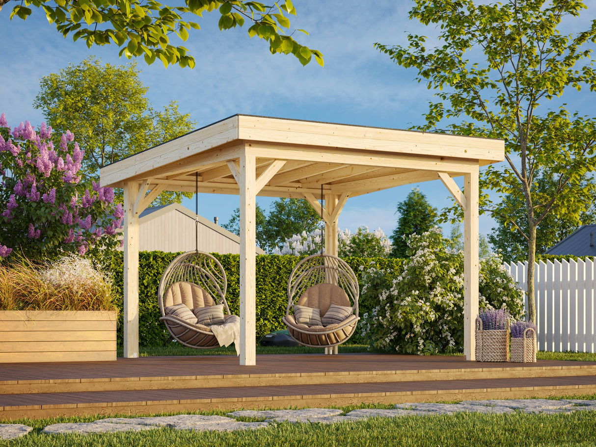 Lenna 8.3m2 (3x3m) Lamekatusega paviljon