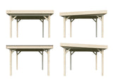 Lenna 8.3m2 (3x3m) Lamekatusega paviljon