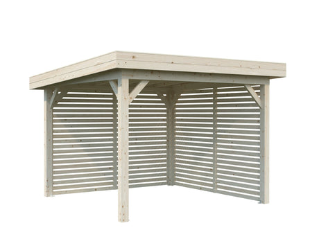 Lenna 8.3m2 Set 302 (3x3m) Lamekatuse ja võreseintega ruudukujuline paviljon